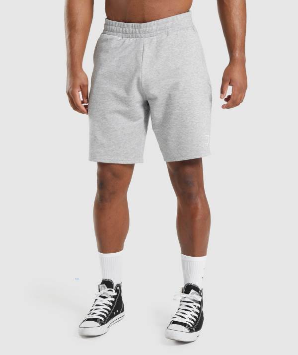 Panske Šortky Gymshark Critical 9" Svetlo Siva | RI0279635